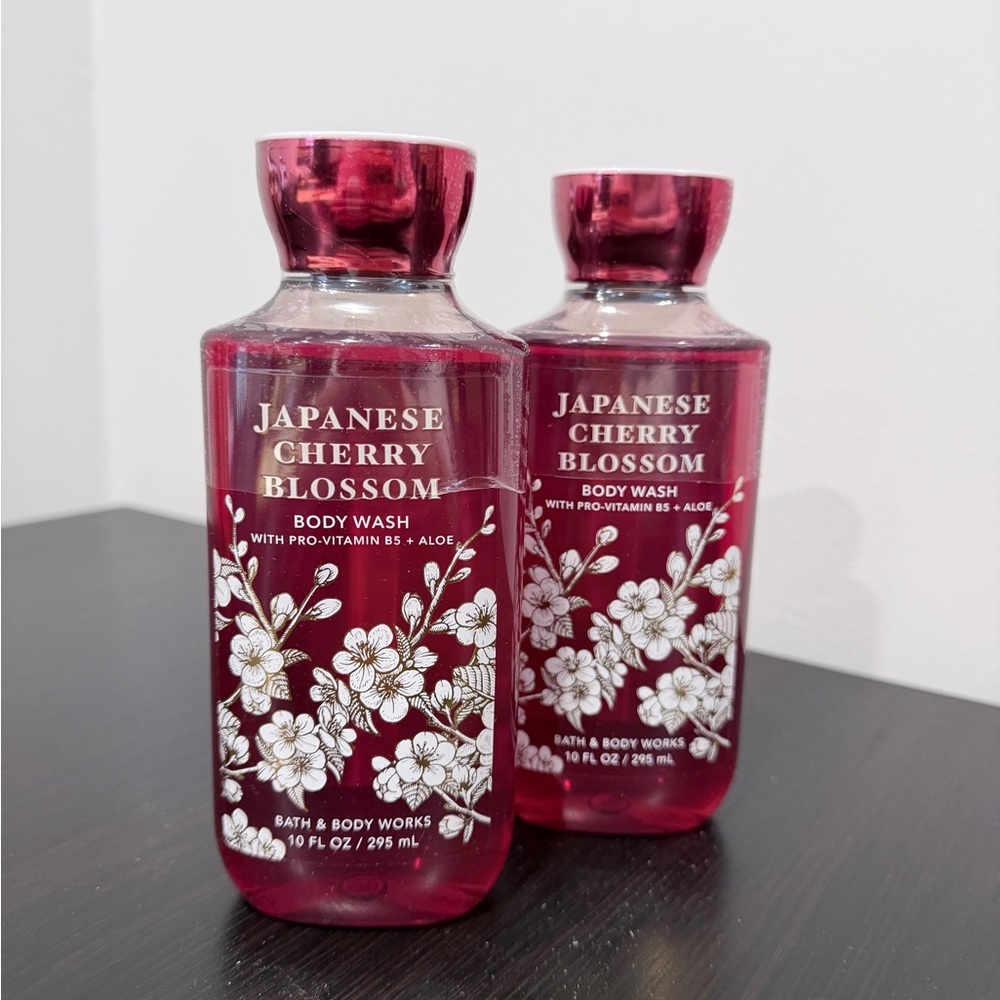 2pk Bath & Body Works Japanese Cherry Blossom Body Wash